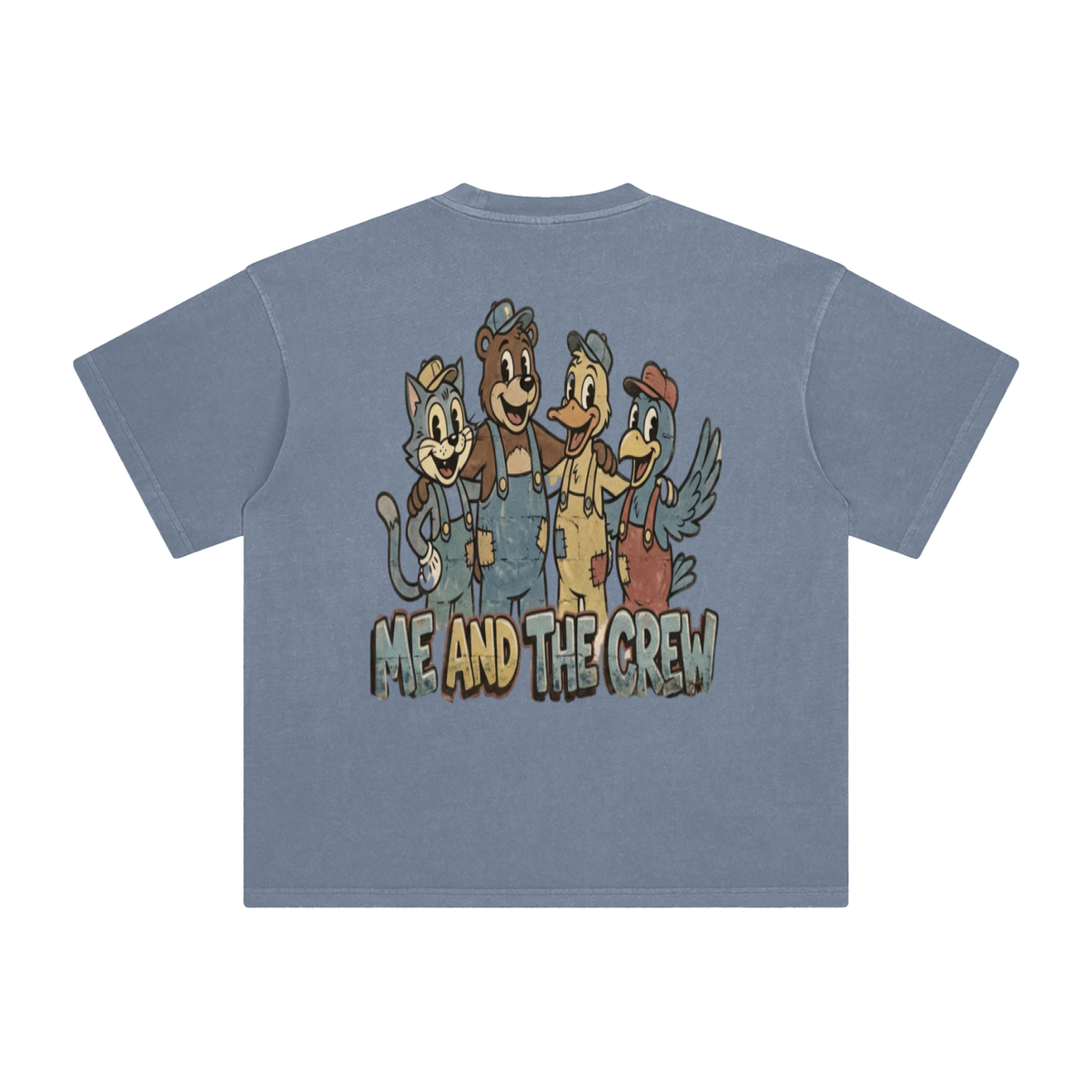 Me and the crew-Enzyme Washed T-Shirt
