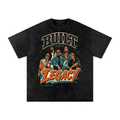 Built by legacy-Snow Washed Oversized Cotton T-Shirt