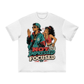 Not impressed focused-Heavyweight Earth Tone T-Shirt