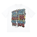 I'm just here for the pump-Streetwear Loose Drop Shoulder T-Shirt