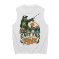 Cast far live free- Sleeveless Cotton Tank Top