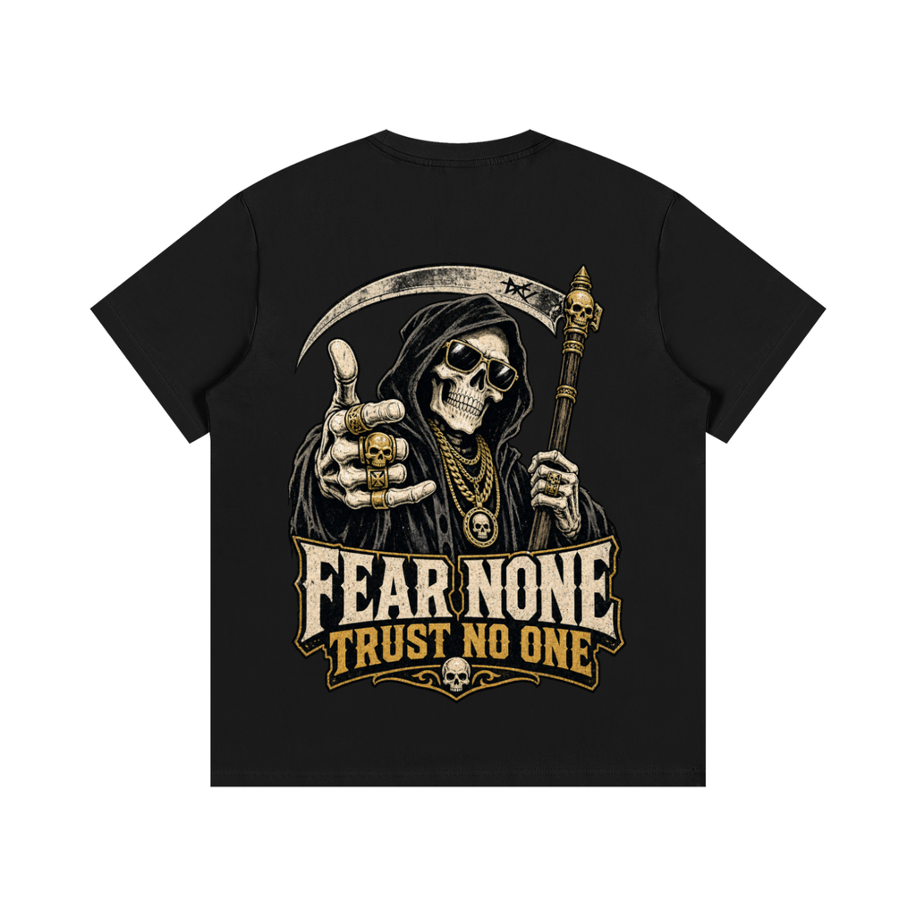 Fear none-Essential Cotton T-Shirt